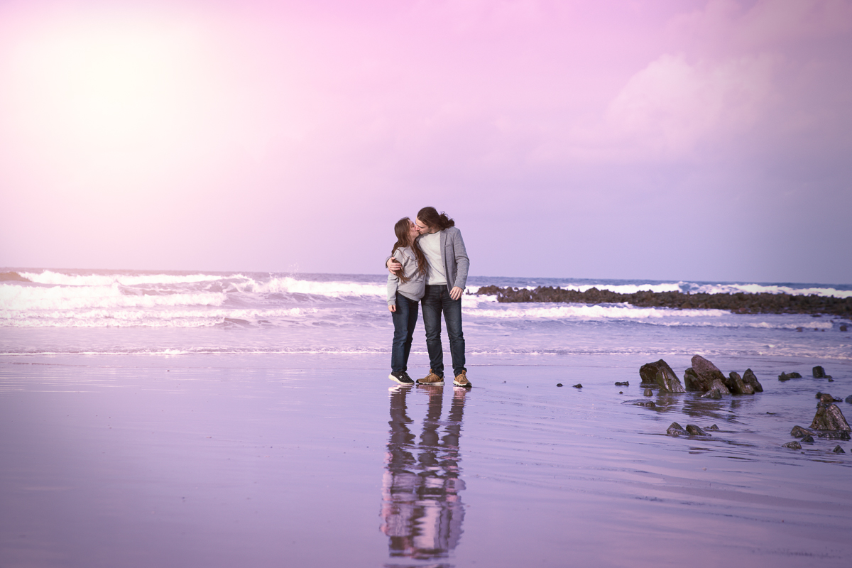 couple seance photo plage