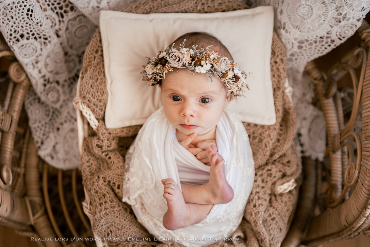 seance photo nouveau-ne bebe studio