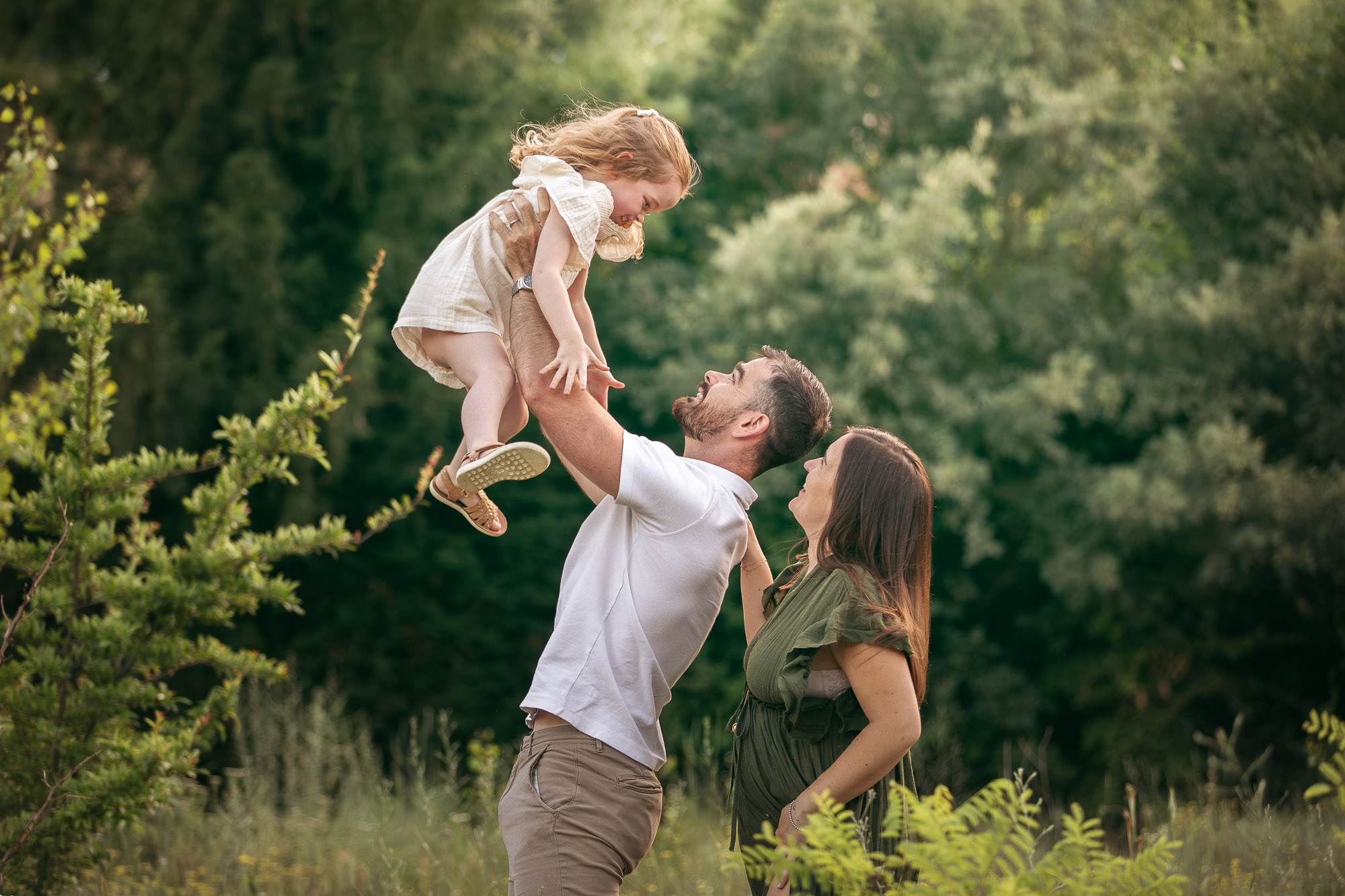 Seance photo pro foret enfant parents famille