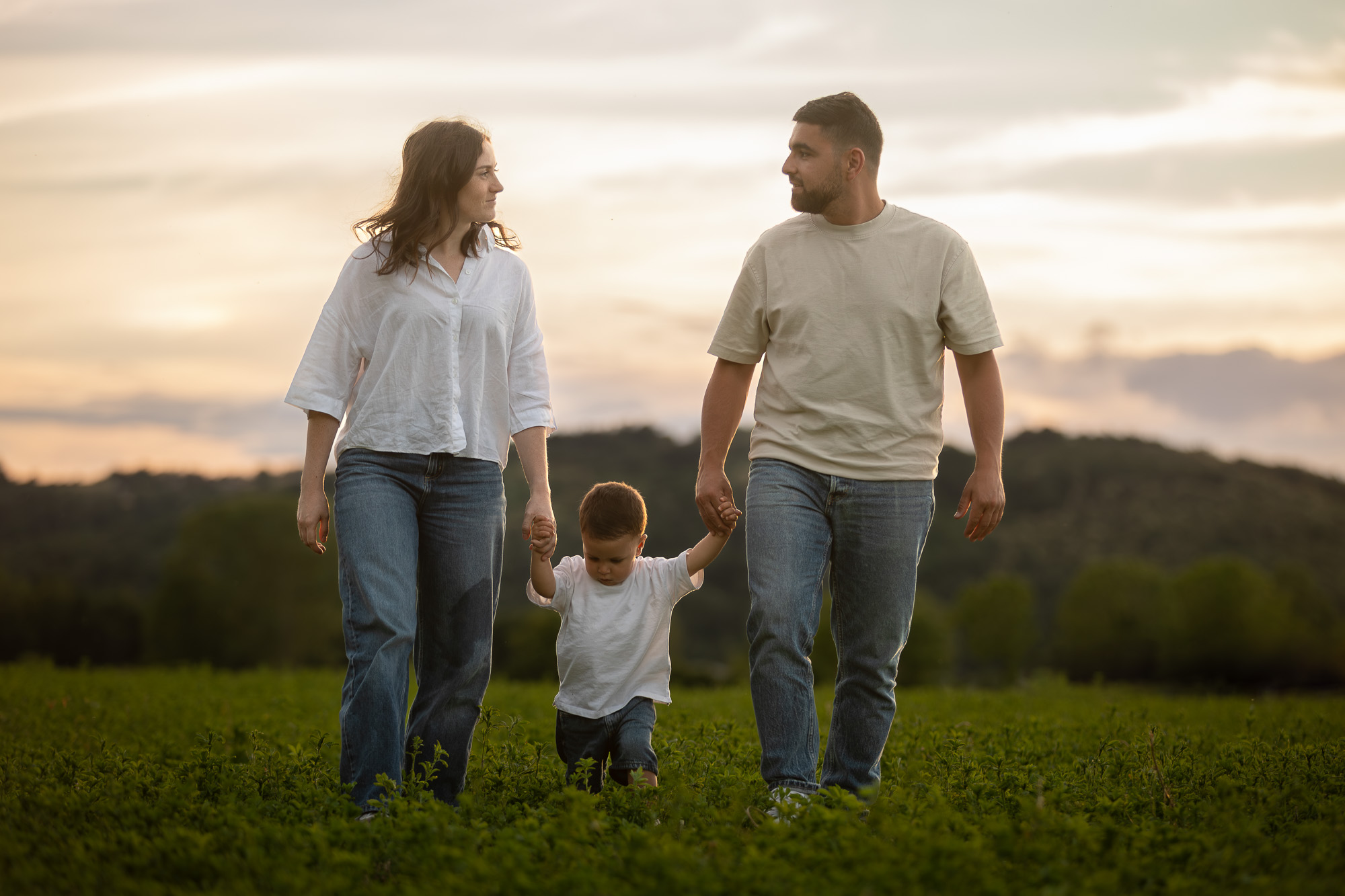 Seance photo pro foret enfant parents famille