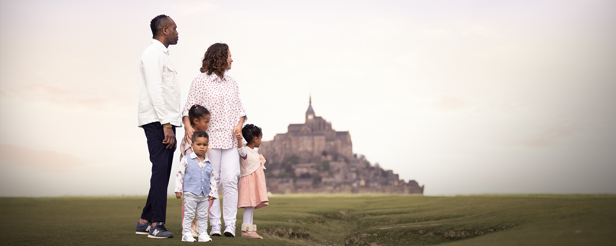 seance photo famille mont saint michel normandie